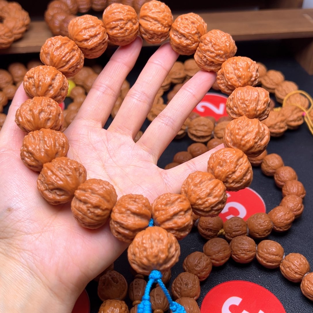 ?***?野生小核桃火焰纹八棱24加