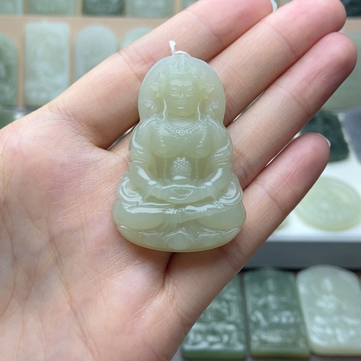 和田玉颈饰未镶嵌