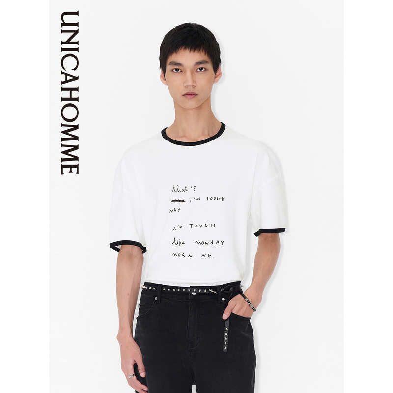 UNICAHOMME档案系列｜字母印花短袖T恤