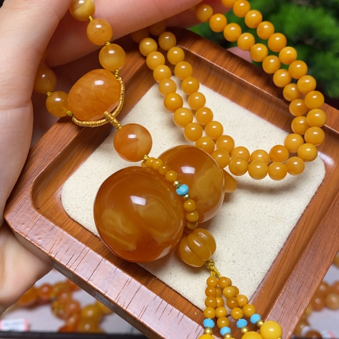【闪购商品】蜜蜡颈饰未镶嵌项链