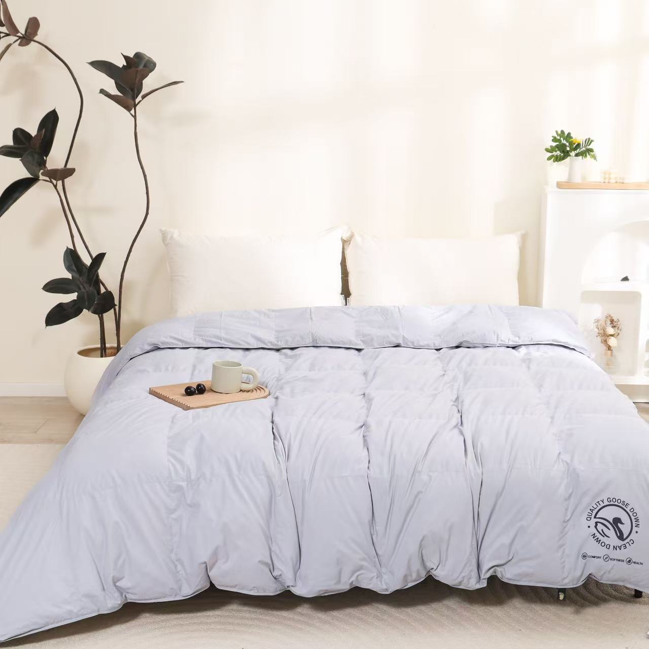 6斤-200*230灰色高端羽绒被