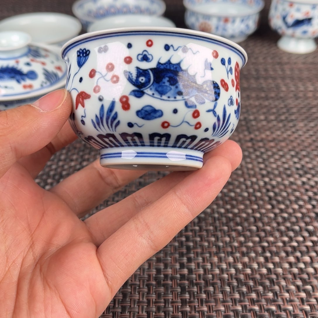 瓷片景德镇陶瓷杯子