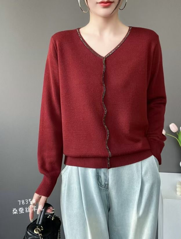 简约时尚大气优雅宽松桑蚕丝