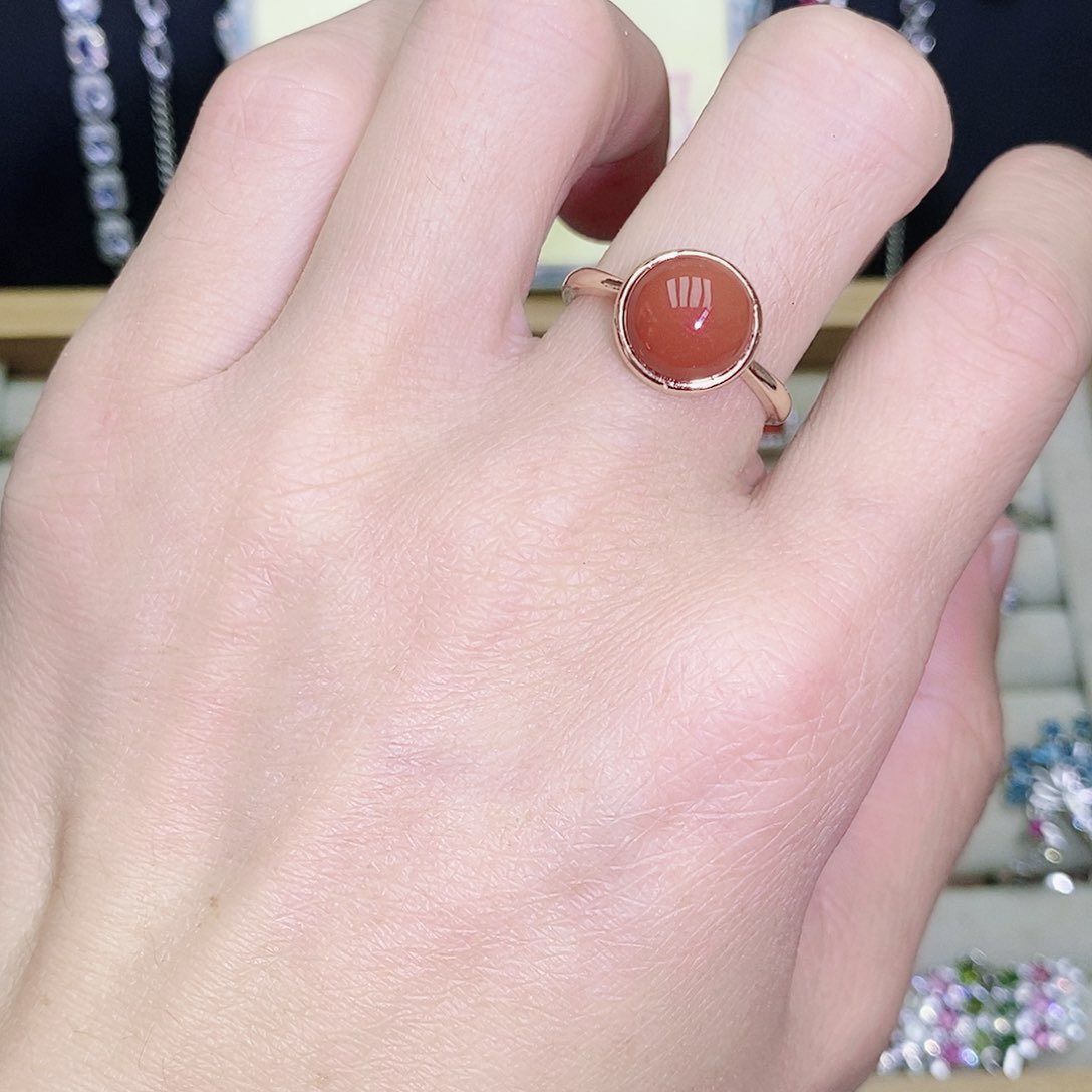 未镶嵌戒指玛瑙/玉髓