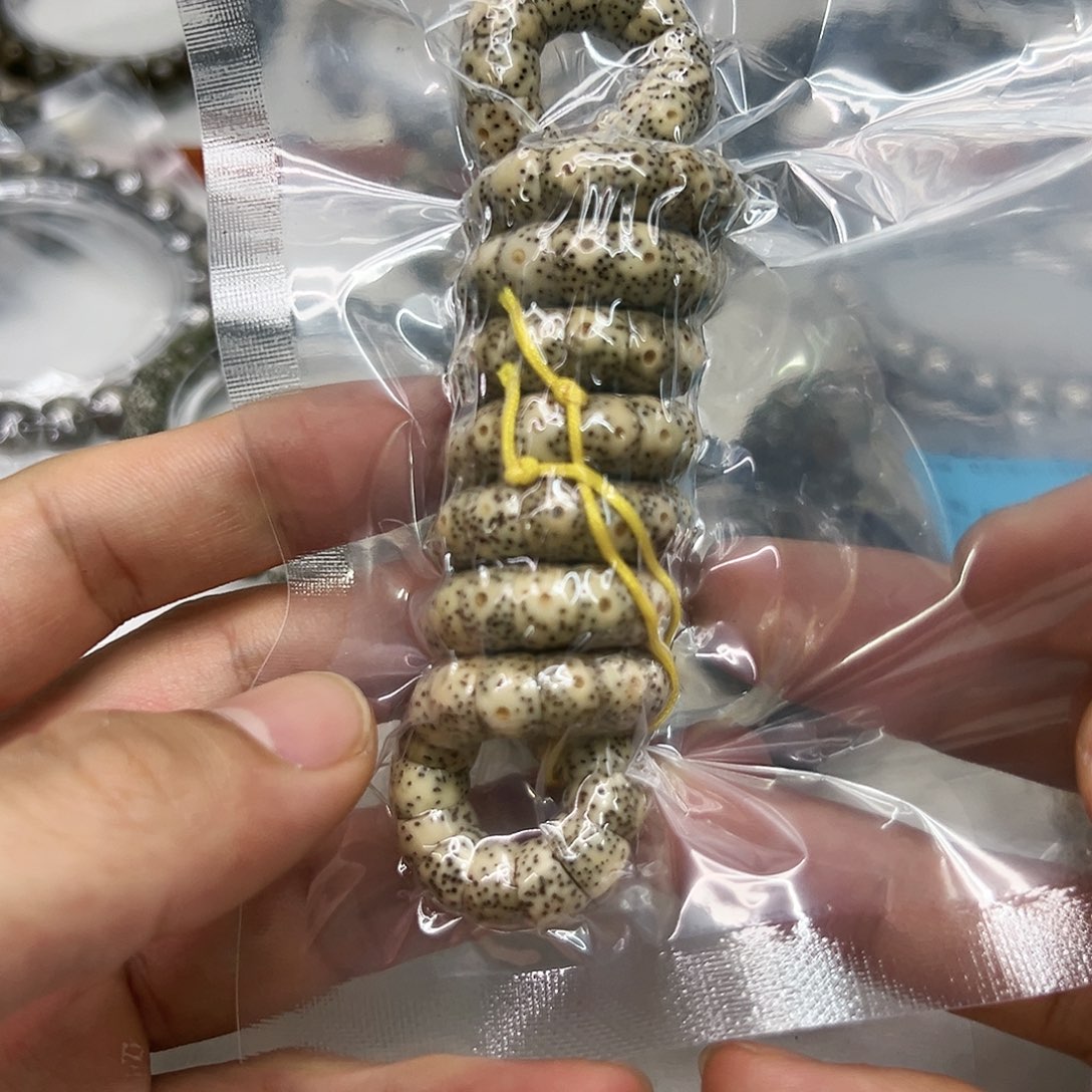 星月菩提手串20糯冰石玉星月菩提猪大肠108-9