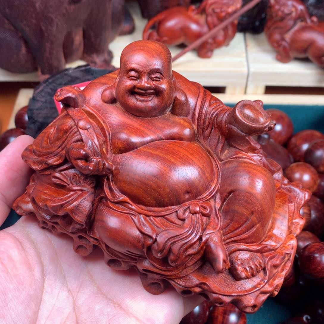 木高品质血檀弥勒佛