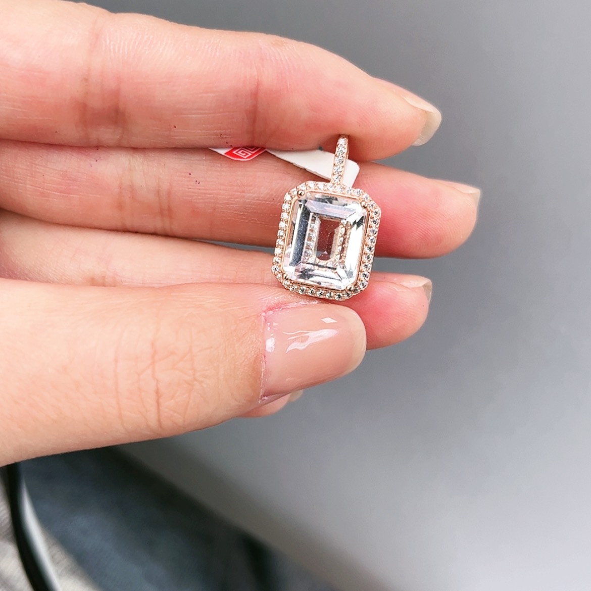 【闪购商品】水晶颈饰银S925镶嵌Y511