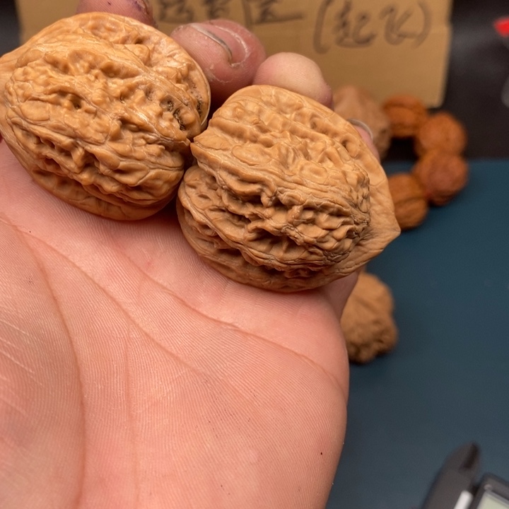 所***長文玩核桃吊坠文玩核桃赤龙鸡心