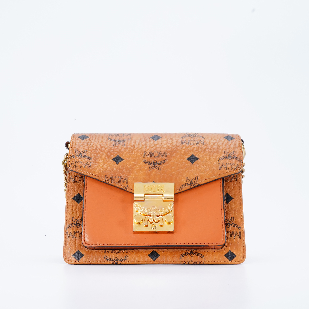 99新 MCM 【MCM专属】风琴包mini新款/BG22005346