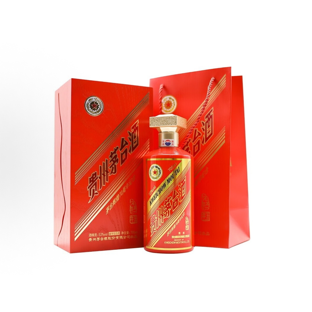 KWEICHOW MOUTAI/贵州茅台【竞拍】53度700ml 辉煌70周年53度
