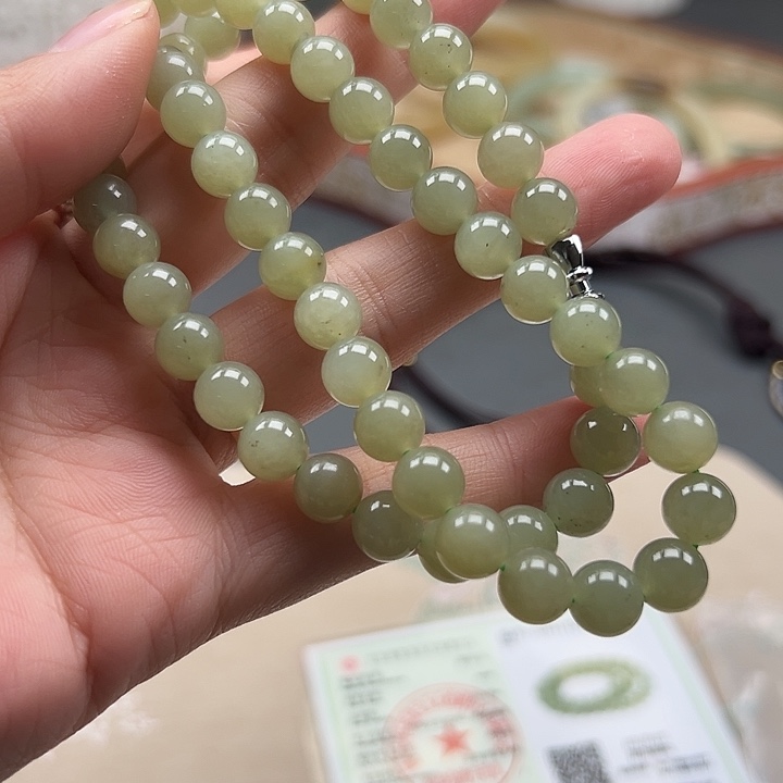 和田玉未镶嵌手链33