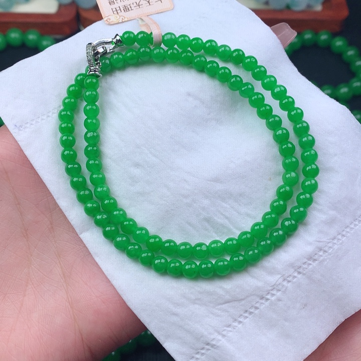 那***娘缅料卡5锁骨链 一物一证