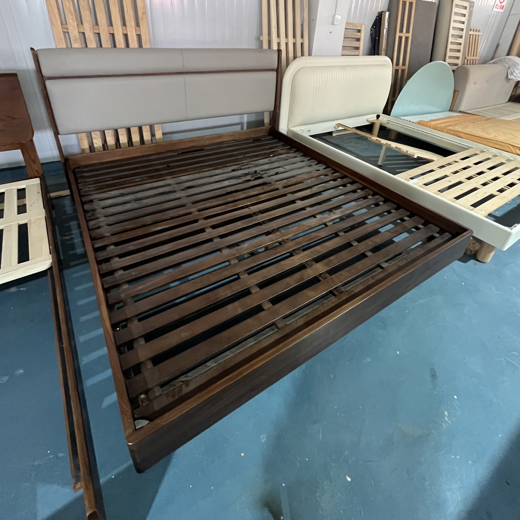 床黑胡桃床1.8样品清