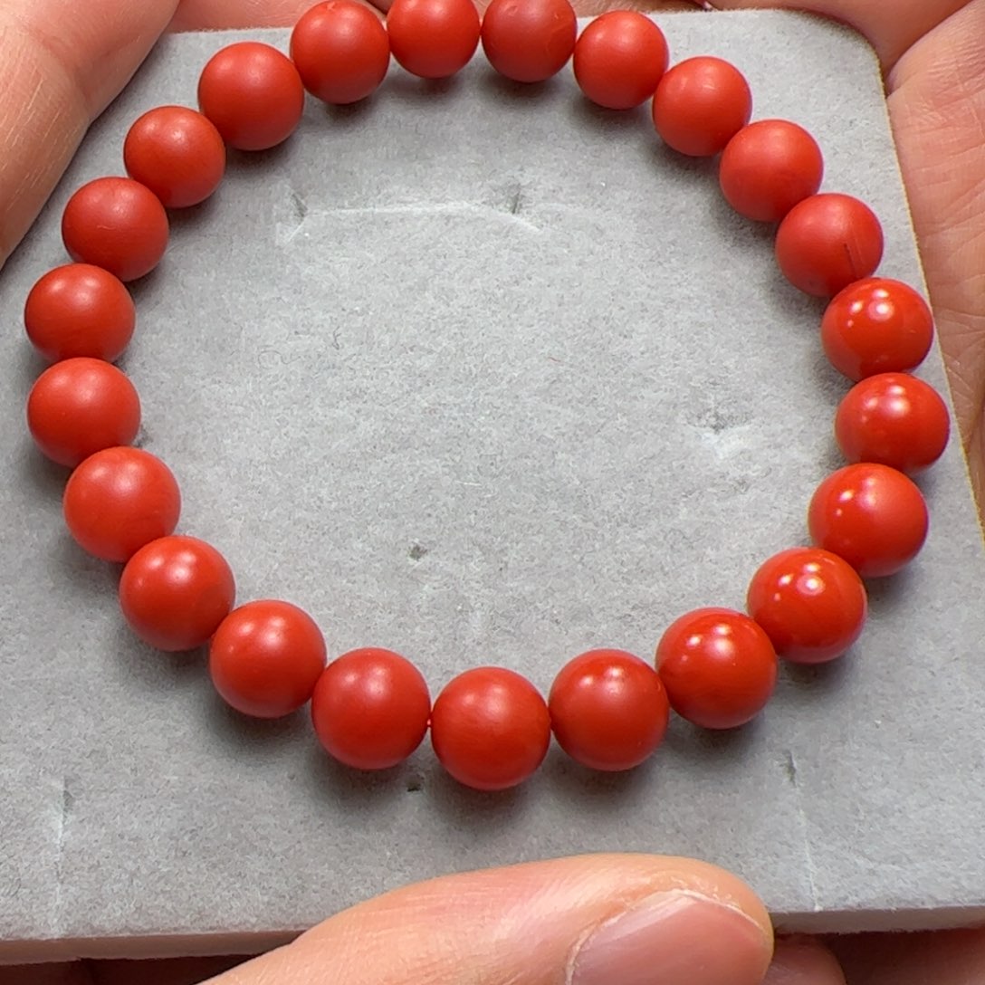 南红玛瑙手串未镶嵌