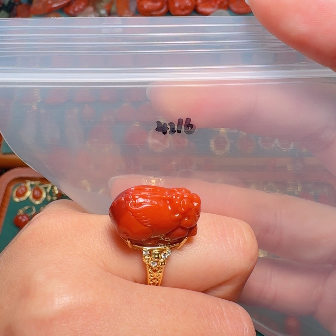 南红玛瑙南红银S925镶嵌