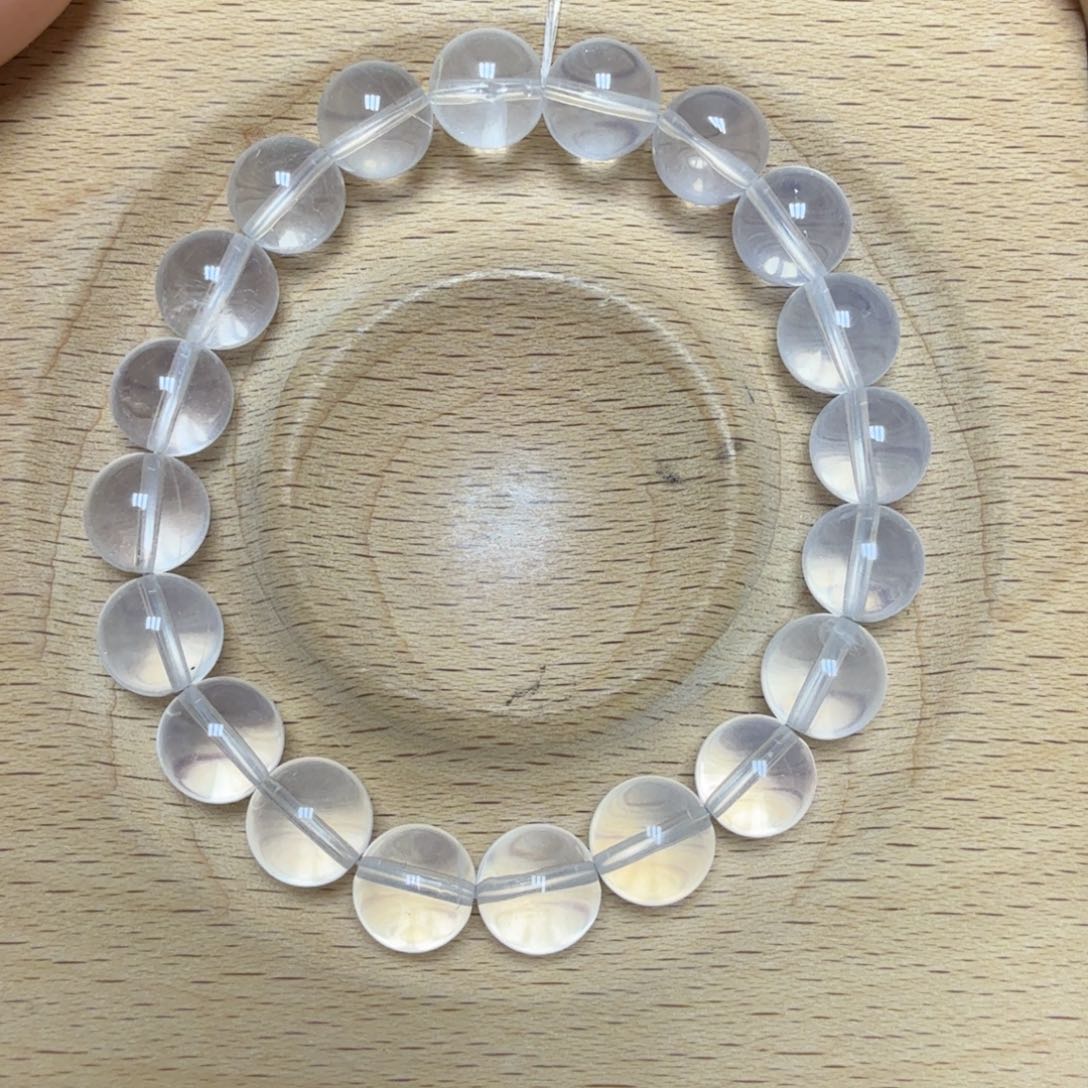 水晶手链未镶嵌奶白晶 10.1mm 30g