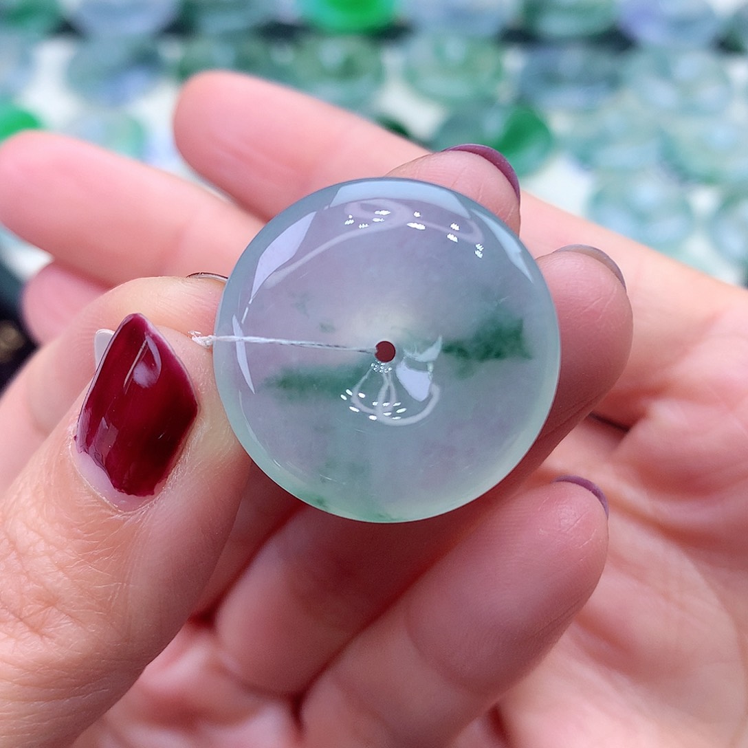 颈饰未镶嵌翡翠编号40-尺寸24.5/6.1