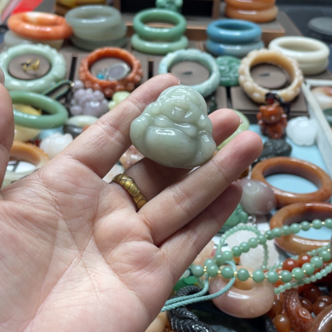 石英质玉手镯合金开**好