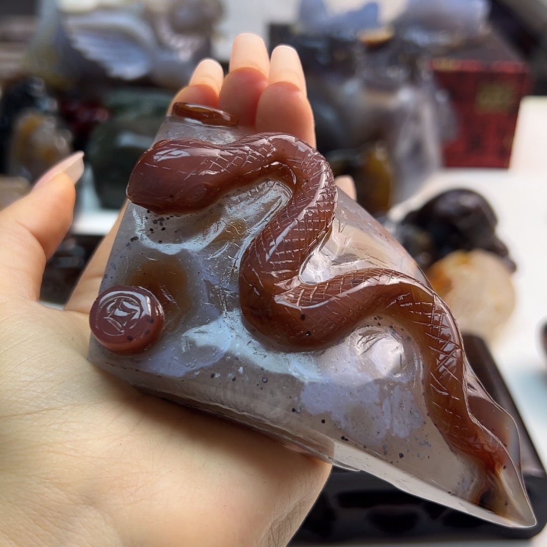 玛瑙/玉髓未镶嵌项链