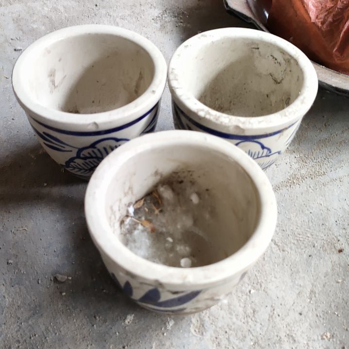 陶瓷瑕疵品三支不完美