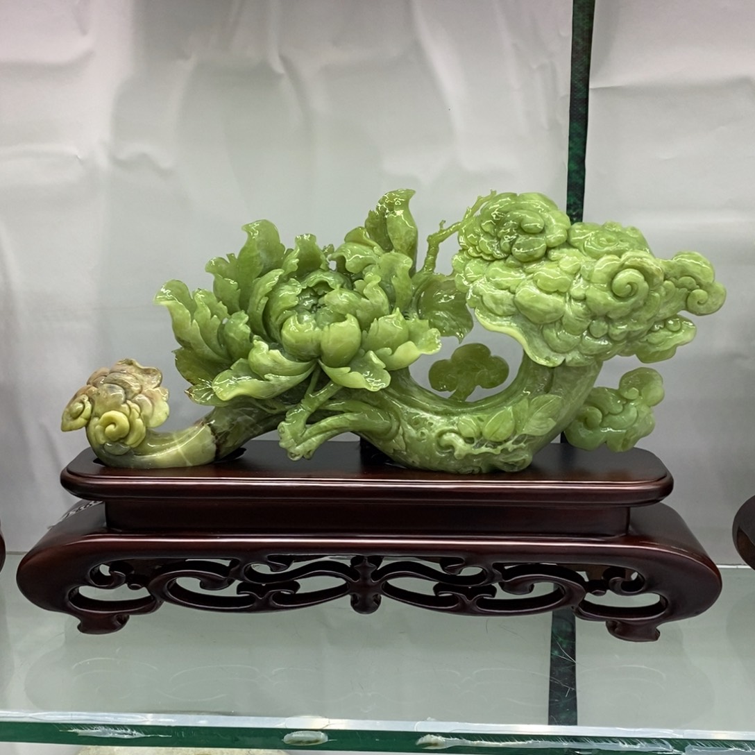 【闪购商品】玉家居摆件手工雕刻