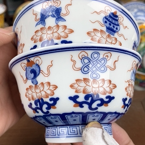 景德镇陶瓷藏式茶碗