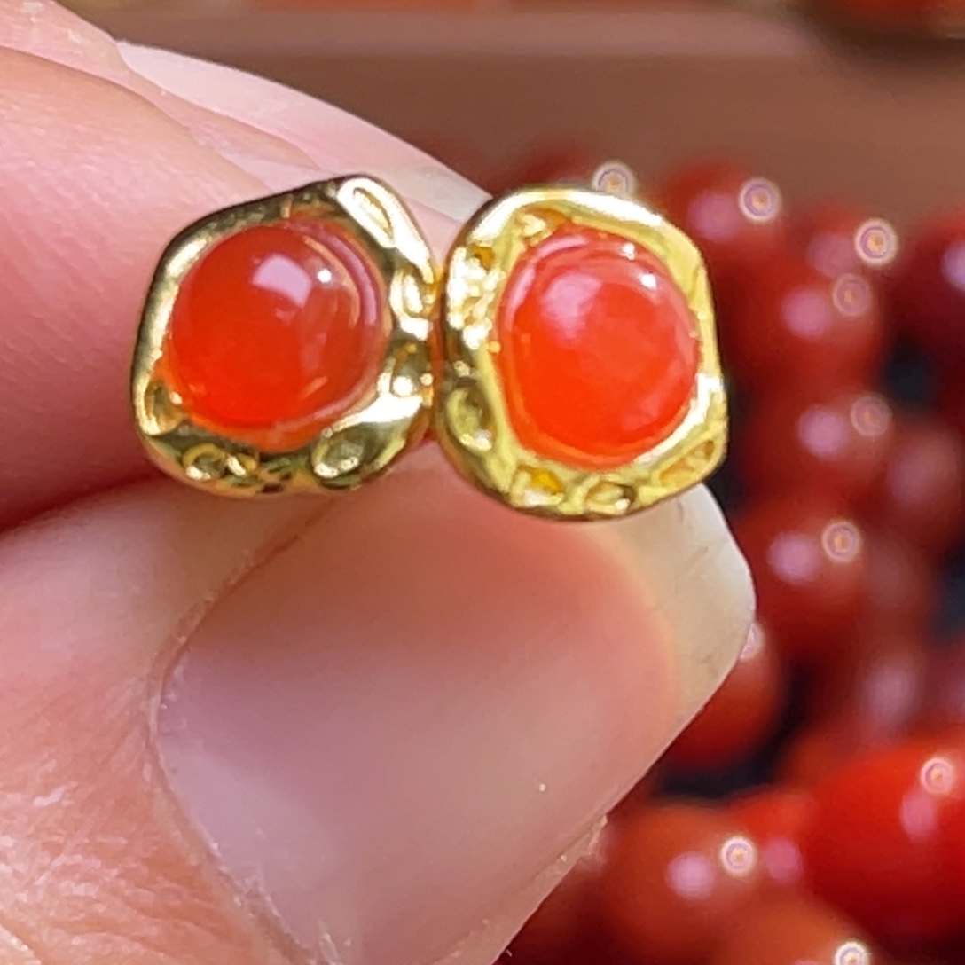 南红玛瑙未镶嵌手链