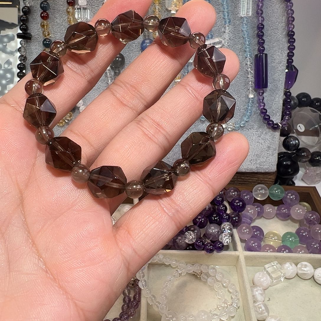 水晶未镶嵌珠宝半成品