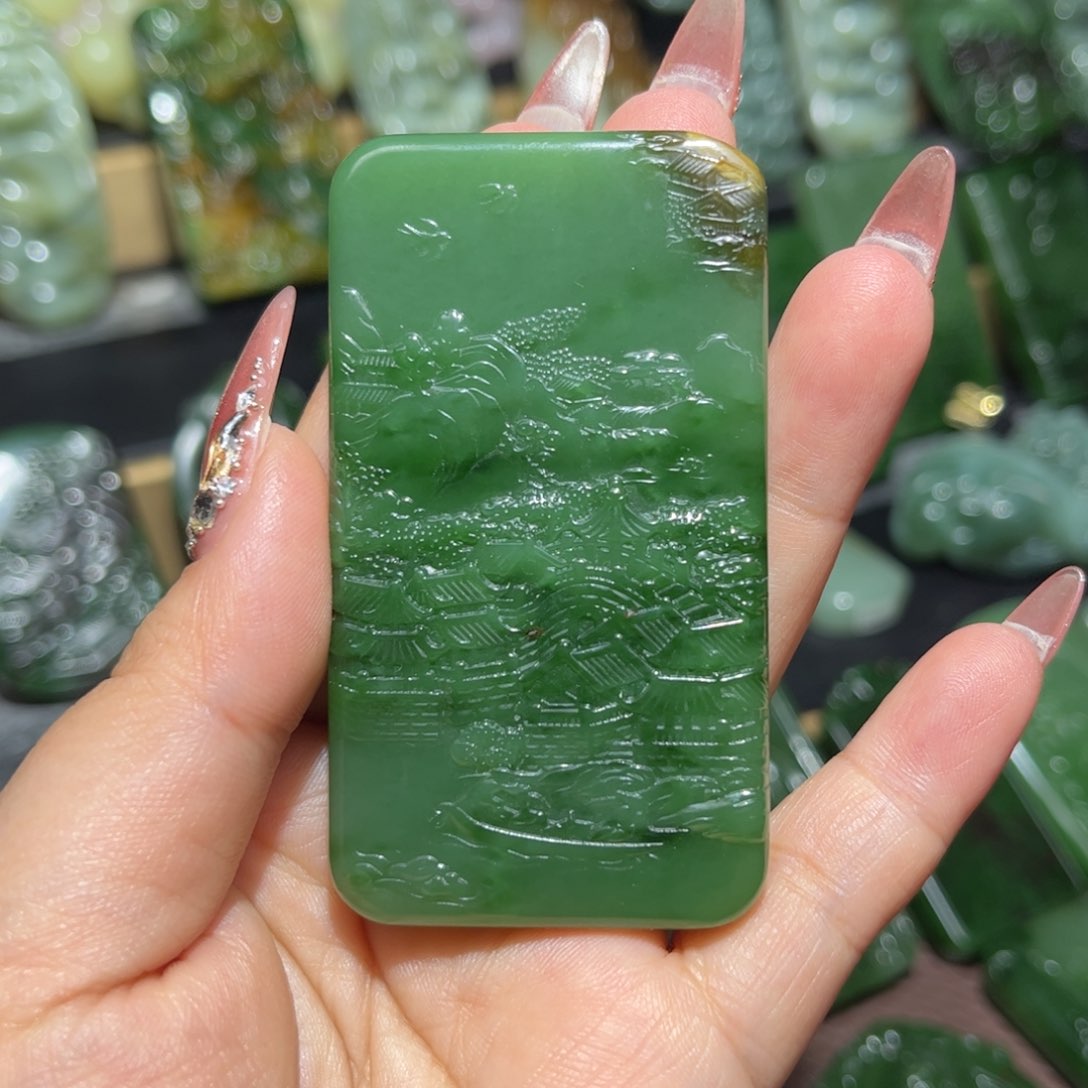 和田玉挂件未镶嵌