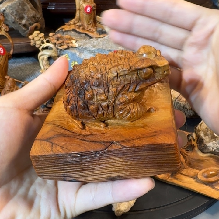 崖柏摆件手把件等