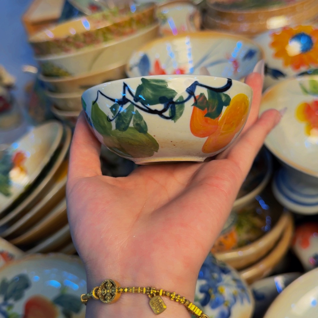 瓷片景德镇陶瓷手工手绘