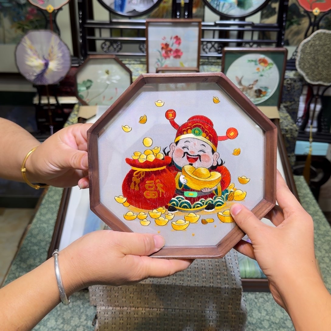 刺绣手工苏绣工艺制作技艺精湛精巧
