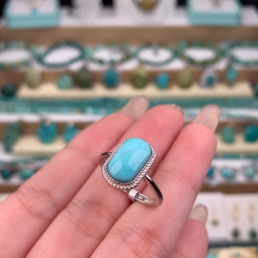 绿松石未镶嵌戒指