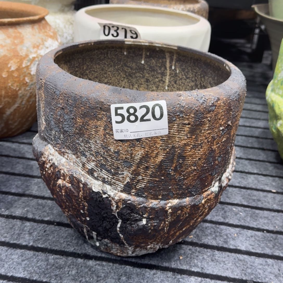 她***d摆件陶景德镇高温花瓶编码5820高29口23默认无孔