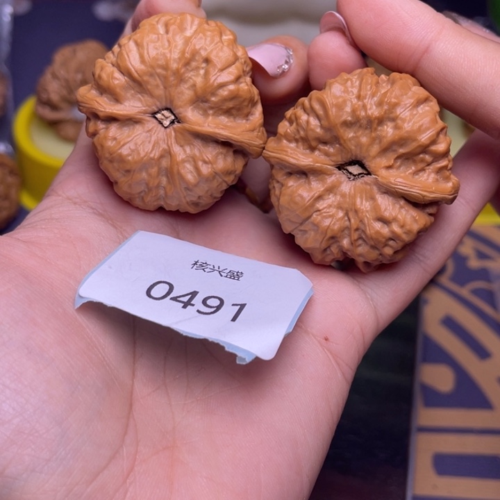 文玩核桃把件蛤蟆41.0491