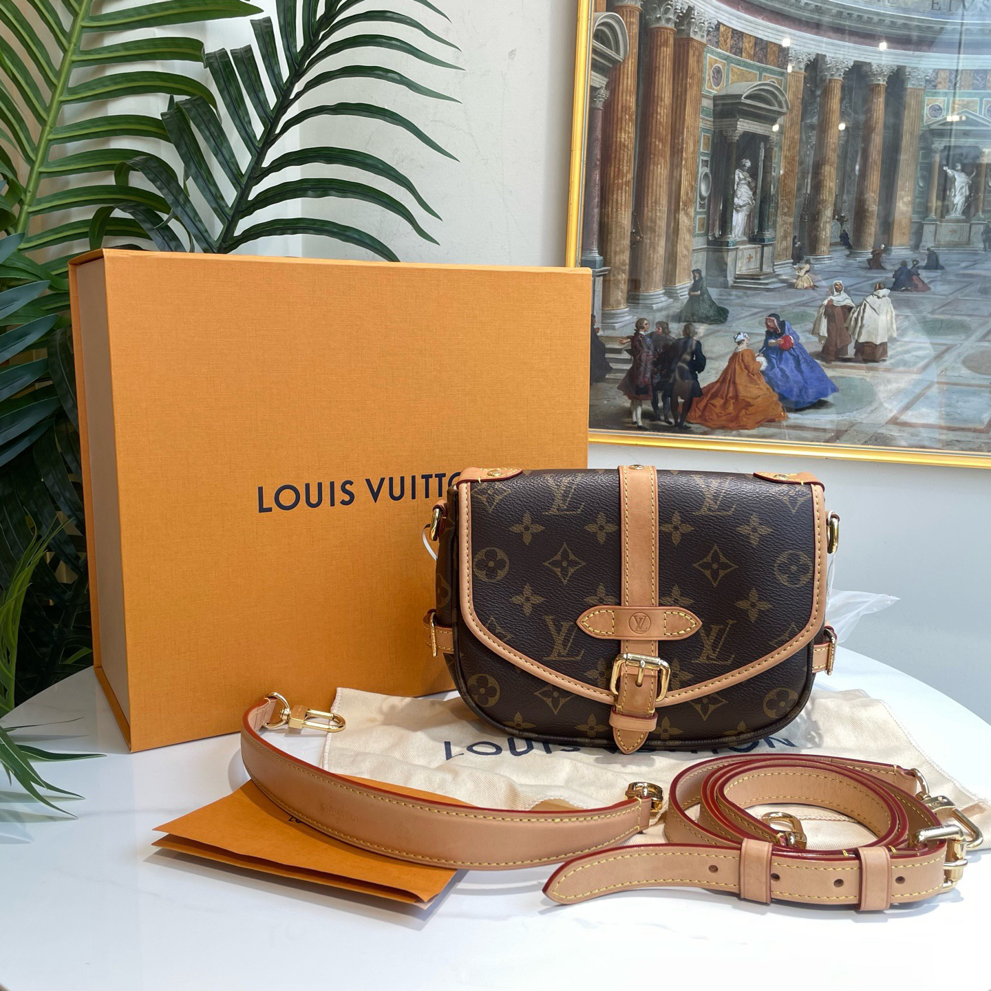 95新 LouisVuitton/路易威登 御古屋/79461/双子星bb 25年票 芯片
