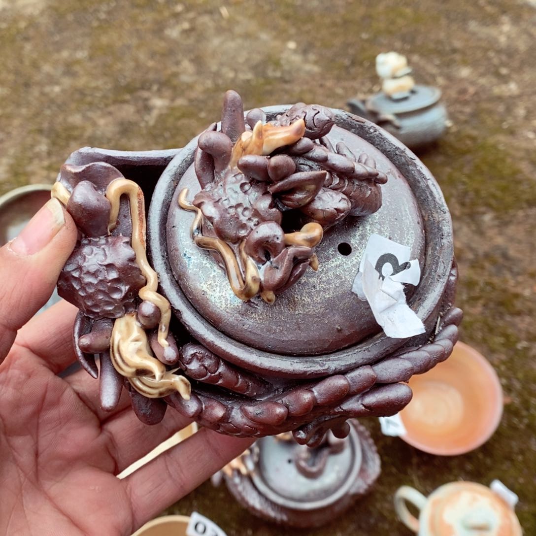 瑕疵，柴烧茶具陶瓷杯子