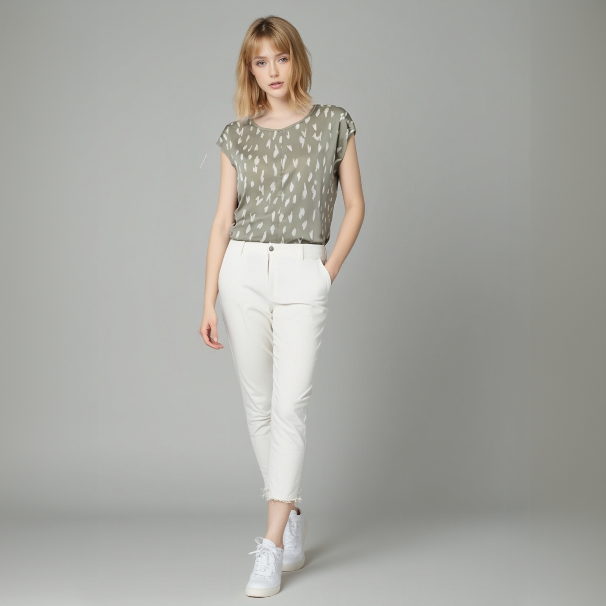 c414  设计感小众休闲简约无袖衫