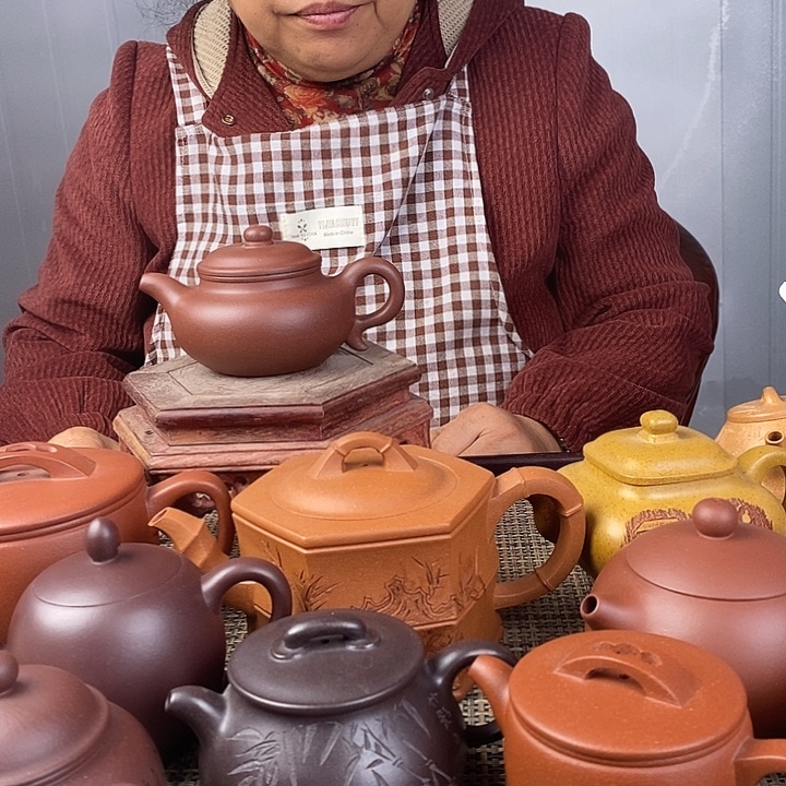 我***里紫砂茶壶宜兴紫砂壶茶壶老丁山紫砂