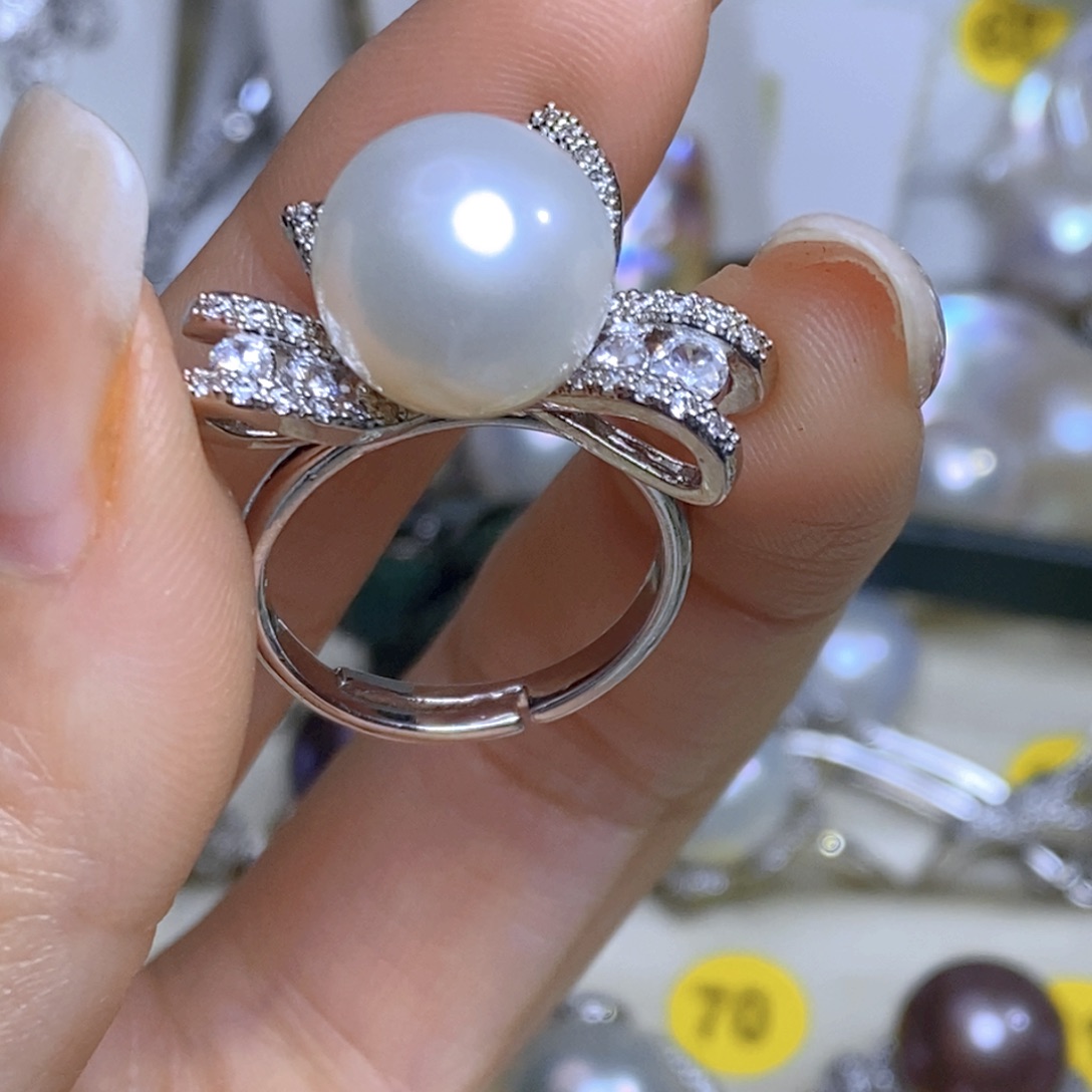 冰***活未镶嵌珠宝奇石淡水珍珠