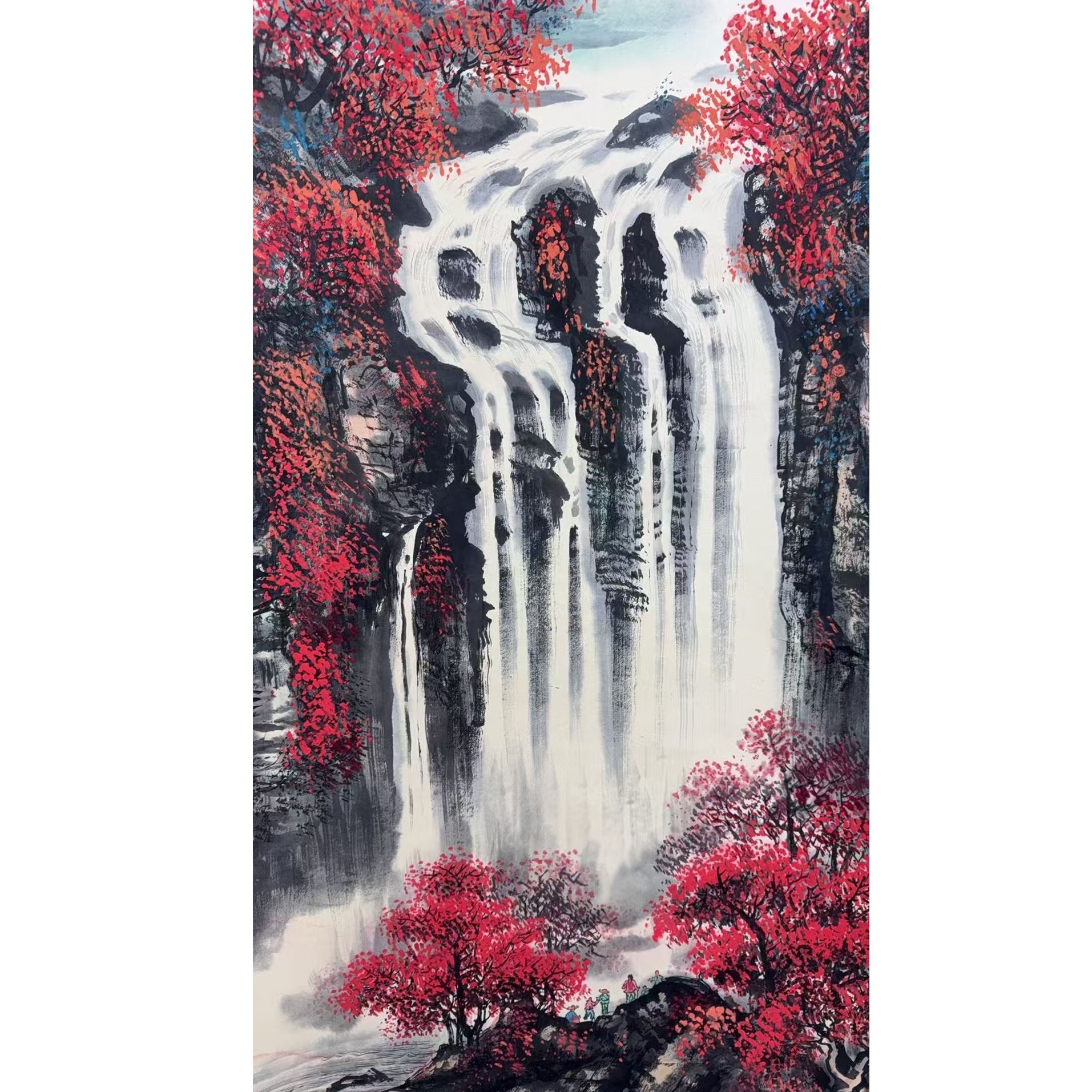 关老款 山水立轴 135 65 7.8平尺