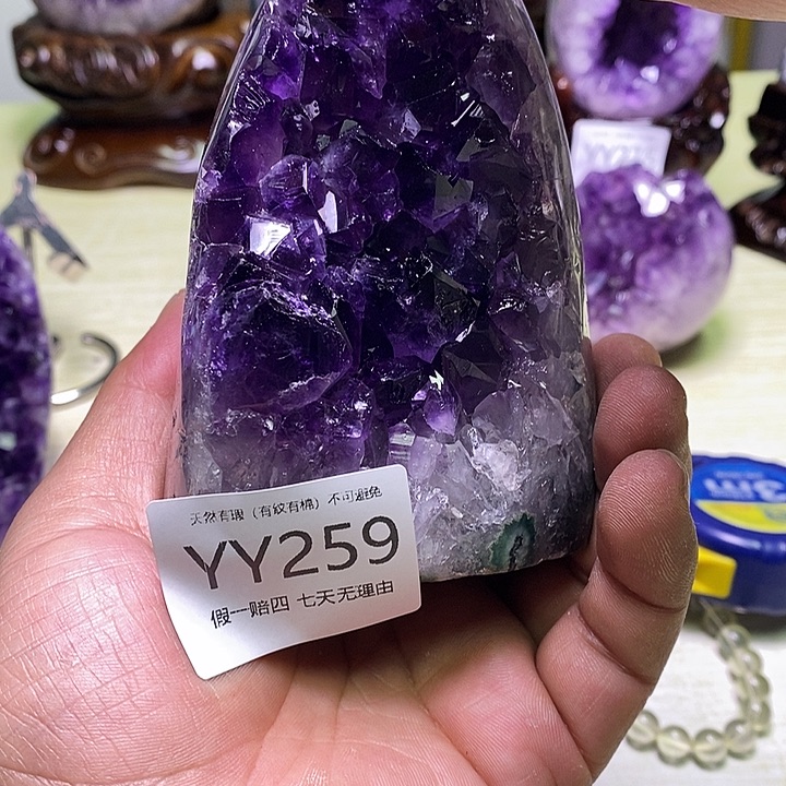 水晶天然水晶家居办公摆件未镶嵌