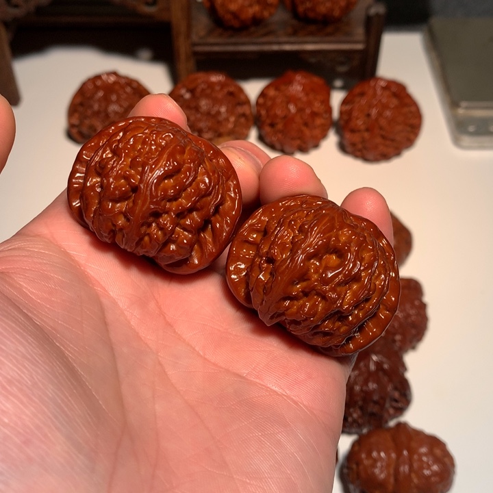 桃核吊坠白狮子13WCH#00#