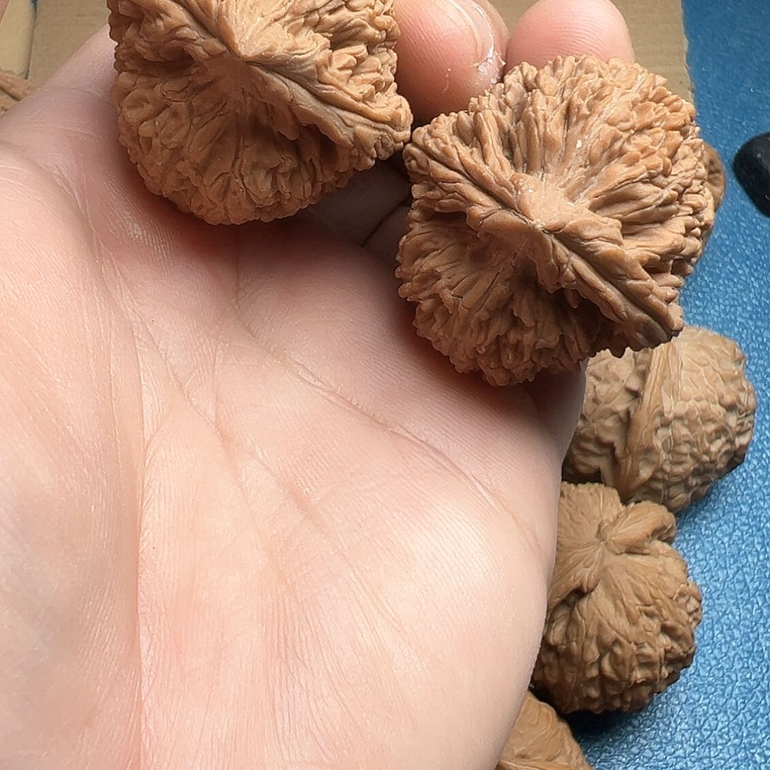 文玩核桃把件清*38蒜头