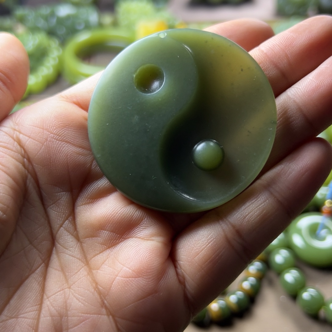 岫岩老玉（透闪石质玉）未镶嵌挂件