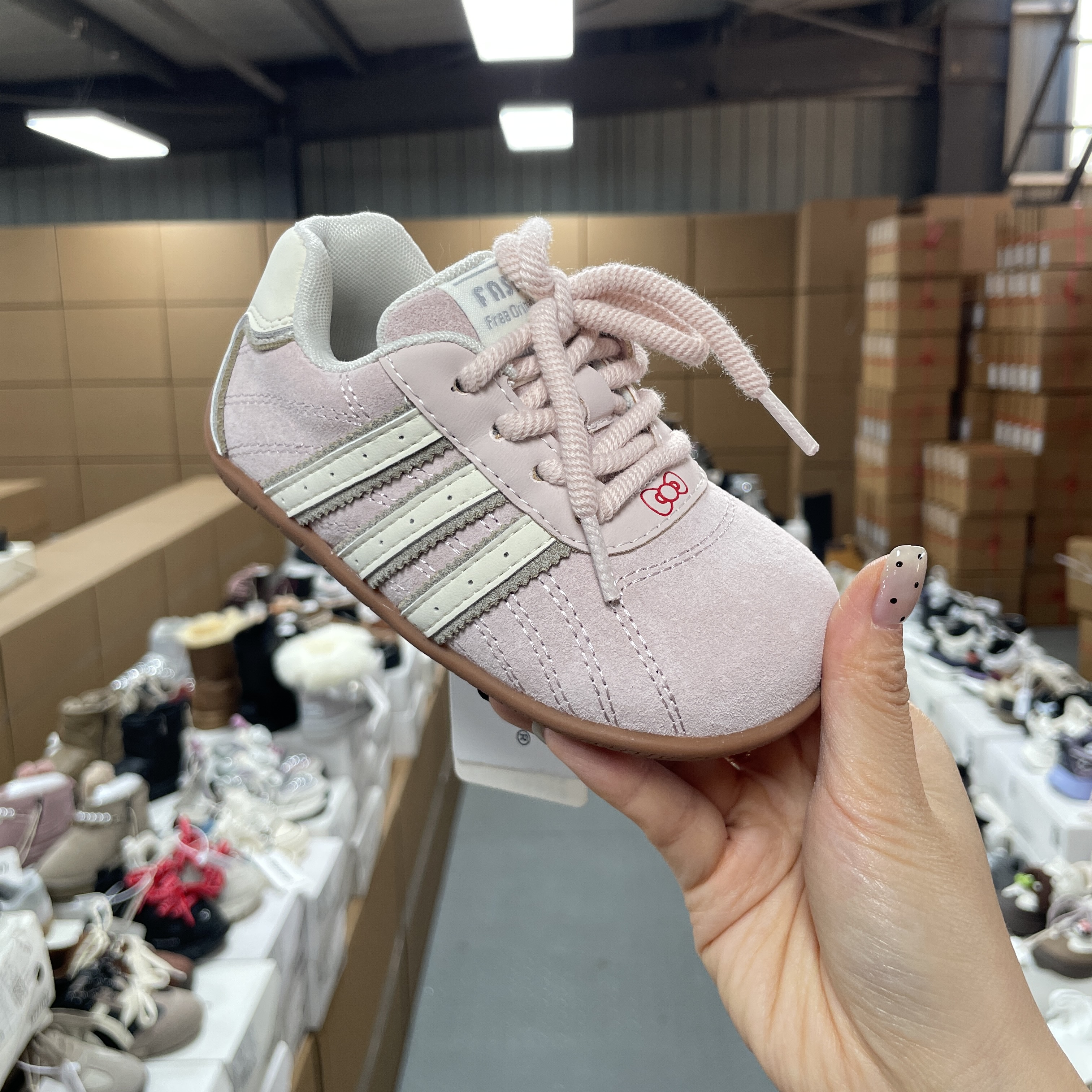 56301儿童德训鞋  女童鞋 国内大品牌童鞋同厂出品