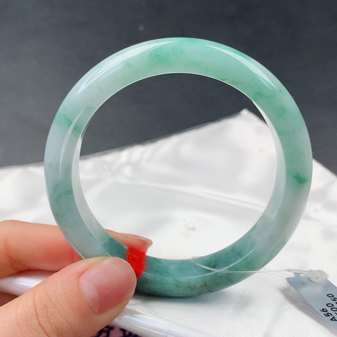 翡翠手镯未镶嵌98正56.5