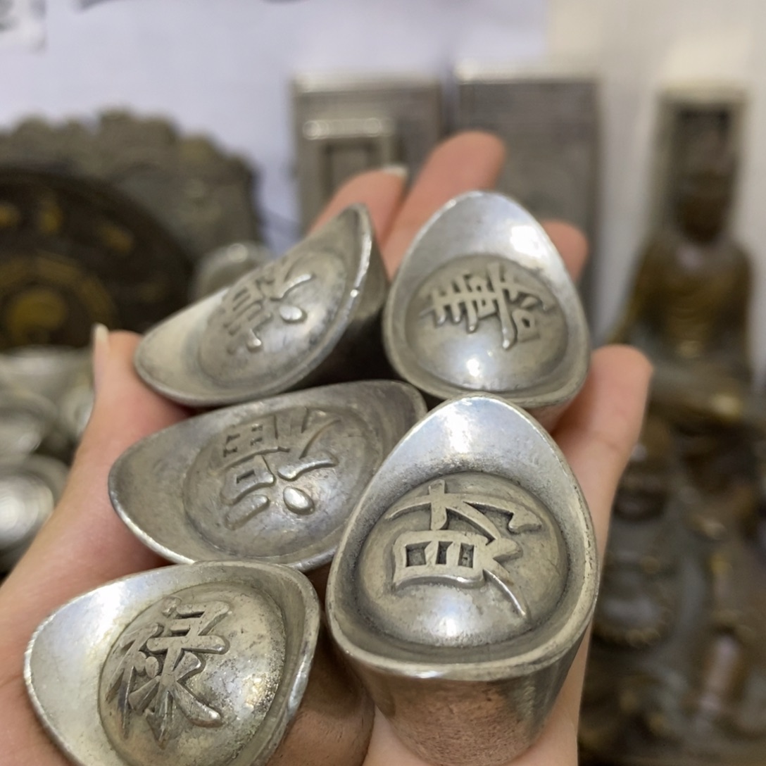 金属复古工艺品五福