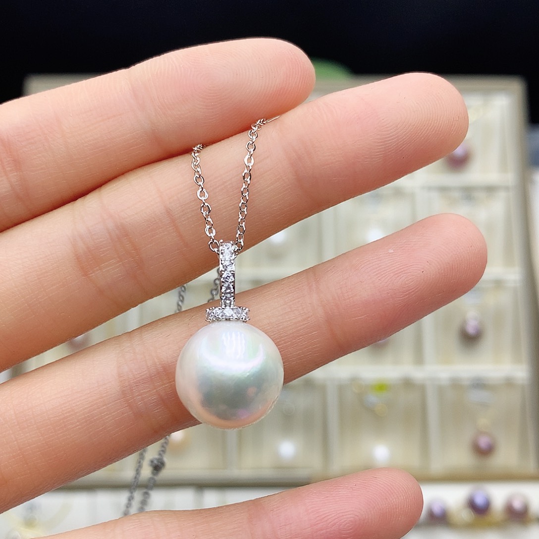 淡水珍珠颈饰合金