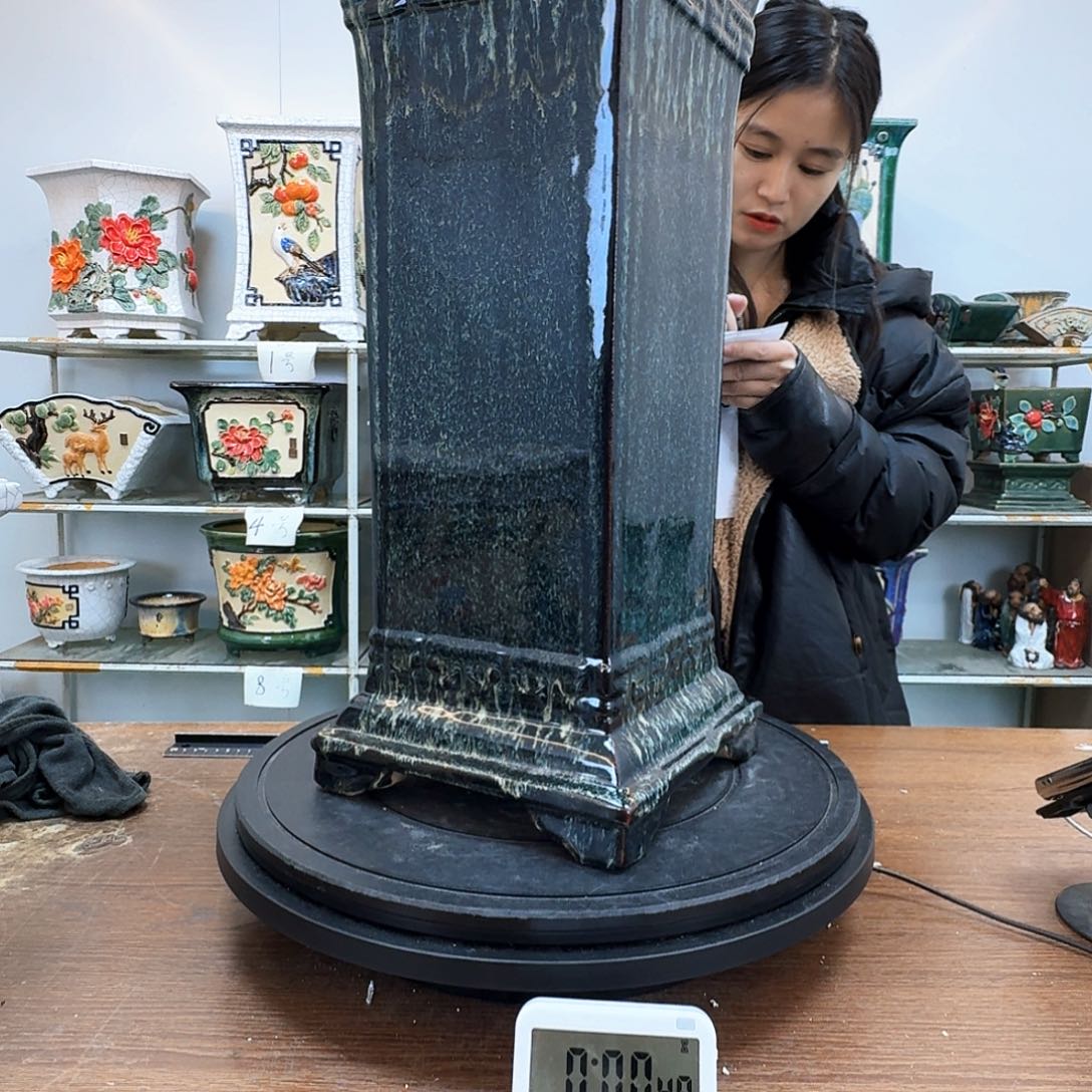 不****怪石湾盆240陶瓷